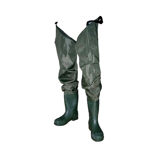 Wildfish Thigh Wader-Tough Nylon/PVC Wader with Adjustable Thigh Straps