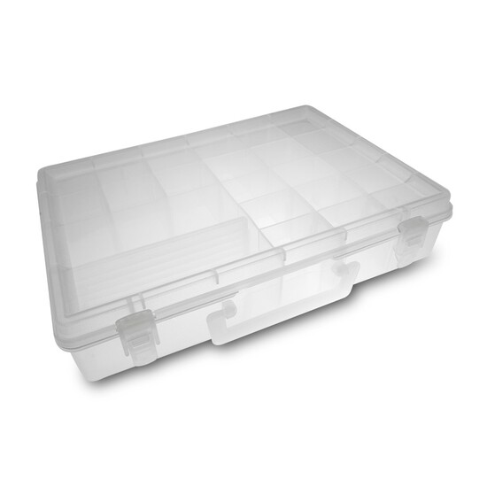 Silstar 306 Fishing Tackle Box - Fishing Tackle Tray With Up To 23 Compartments