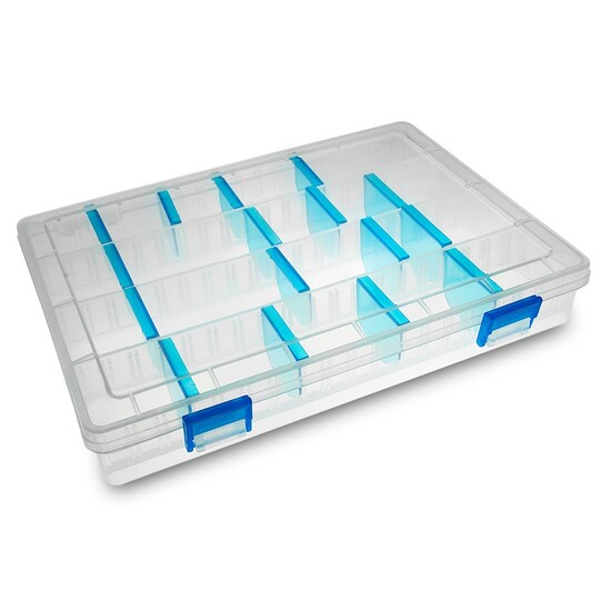 Silstar 314 Fishing Tackle Box - Fishing Tackle Tray With Up To 20 Compartments