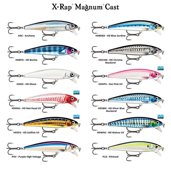 10cm Rapala X-Rap Magnum Cast Hard Body Casting Fishing Lure