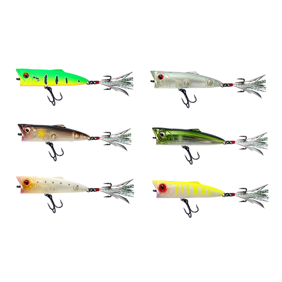 70mm Zerek Poparazzi 9.5 grams Top Water Popping Fishing Lure