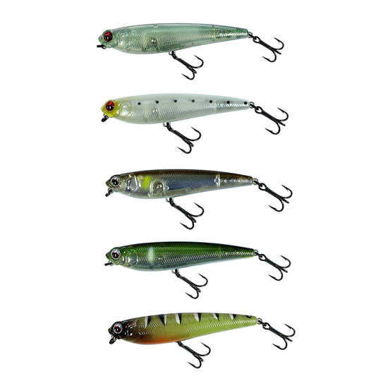 85mm Zerek Skittish Walk The Dog Lure Hard Body Fishing Lure