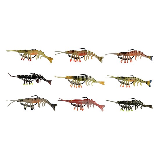 Zerek 3 Inch Live Shrimp Hot Legs Soft Plastic Fishing Lure