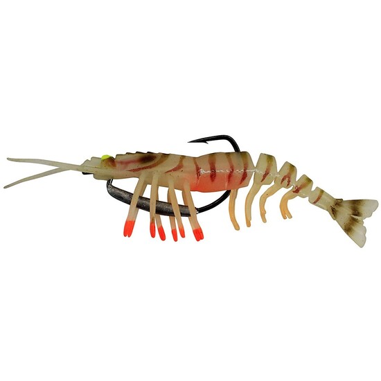 Zerek 3 Inch Live Shrimp Hot Legs Soft Plastic Fishing Lure - Colour 32