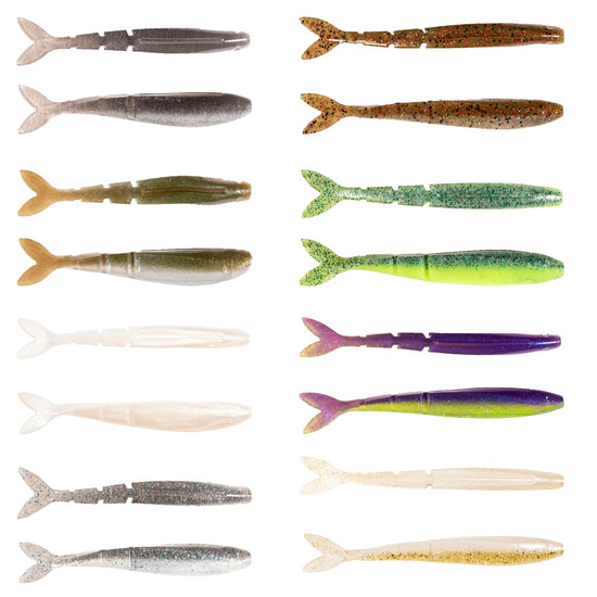 5 Pack of 6 Inch Zman Darterz Soft Plastic Fishing Lures