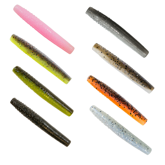 8 Pack of 2.75 Inch ZMan Finesse TRD Ned Rig Baitz Soft Plastic Stickbait Lures