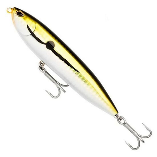 115mm Storm Z-Stick Topwater Hard Body Fishing Lure - Gold Chrome
