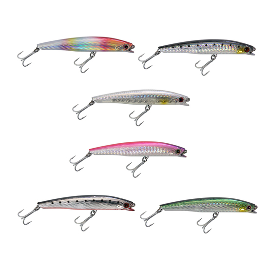 90mm Zerek Tide Trail 11.5g Sinking Fishing Lure Perfect for Mackerel, Barra