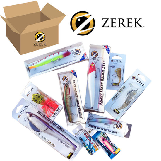 Zerek Lures Mixed Box - 10 Assorted Zerek Fishing Lures