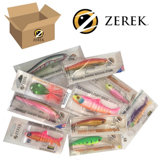 Zerek Lures Mixed Box - 10 Assorted Zerek Fishing Lures