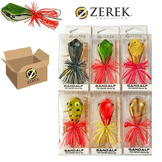 Zerek Gandalf Frog Mixed Box - 6 x Gandalf Frog Lures