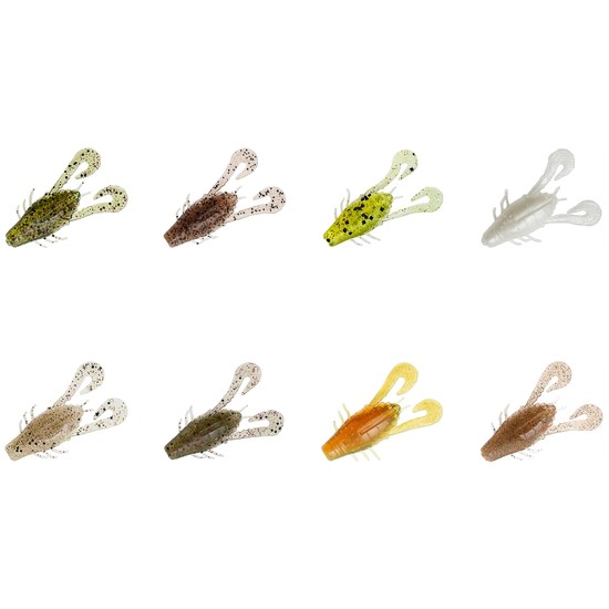 Zman 2 Inch CrusteaZ Soft Plastic Lures - 6 Pack of Z Man Soft Plastic Lures