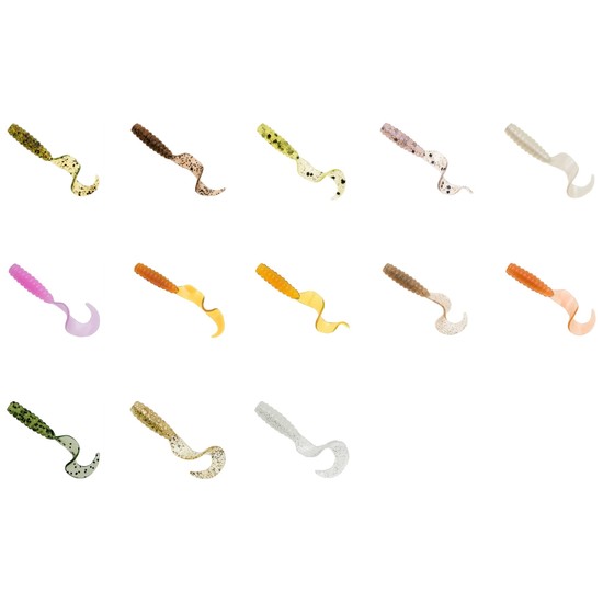 Zman 2 Inch Grubz Soft Plastic Lures - 8 Pack of Z Man Soft Plastic Lures