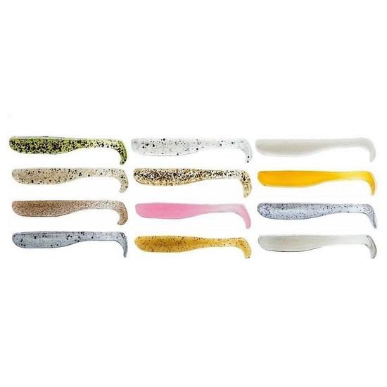 8 Pack of Zman 2.5 Inch Slim Swimz Soft Plastic Fishing Lures