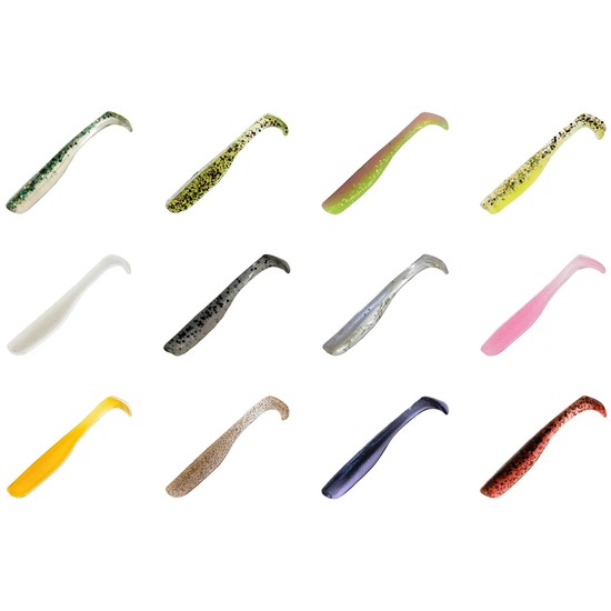 Zman 3 Inch Slim Swimz Soft Plastic Lures - 6 Pack of Z Man Soft Plastic Lures