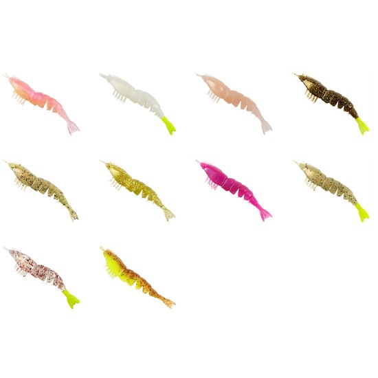 Zman 3.5 Inch Unrigged EZ ShrimpZ Soft Plastic Lures-4 Pk of Z Man Soft Plastics