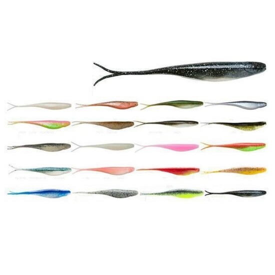5 Pack of Zman 4 Inch Scented Jerk ShadZ Soft Plastic Fishing Lures