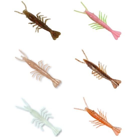 Zman 4 Inch Scented ShrimpZ Soft Plastic Lures-5 Pck of Z Man Soft Plastic Lures