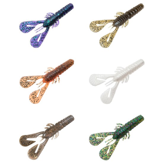 Zman 4 Inch Turbo CrawZ Soft Plastic Lures - 6 Pack of Z Man Soft Plastic Lures