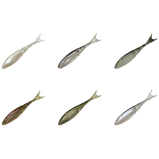 Zman 4.5 Inch RaZor ShadZ Soft Plastic Lures -4 Pack of Z Man Soft Plastic Lures