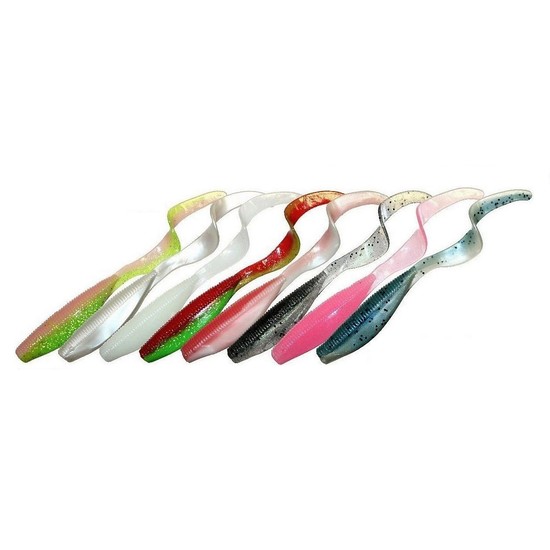 Zman 5" Streakz Curly Tailz - 4 Pack of Z man Soft Plastics Fishing Lures