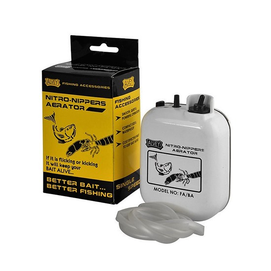 Alvey Nitro Nipper Waterproof Aerator With Airline & Air Stone