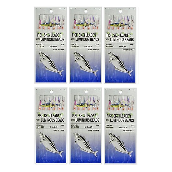 Wilson Bait Jigs Fishing Rig -Hook Sizes 4 & 6 Bulk 6pc