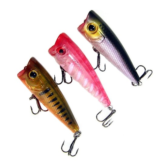 Berkley Popper Kit - 3 x 50mm Berkley Surface Popper Lures
