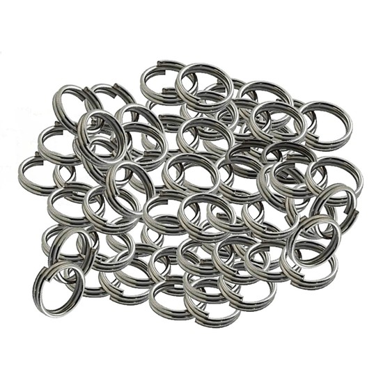 Stainless Steel Split Rings Size 6 Qty 100 Made In Usa