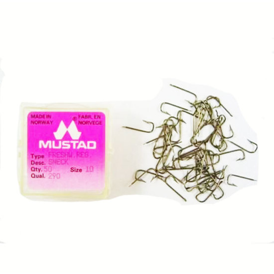 Mustad Sneck Fishing Hooks Qty 40 Size 10 - New