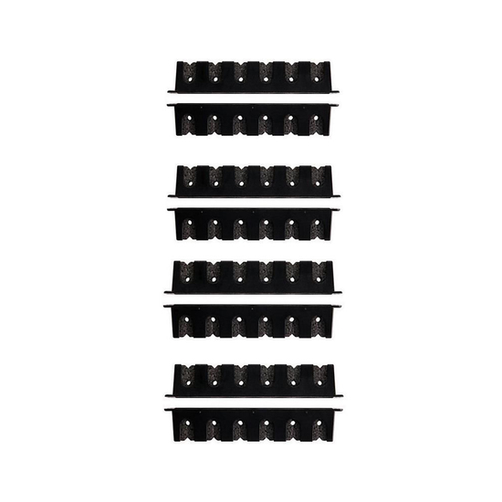 4 x Berkley Horizontal Fishing Rod Racks-Neatly & Securely Stores 6 Fishing Rods