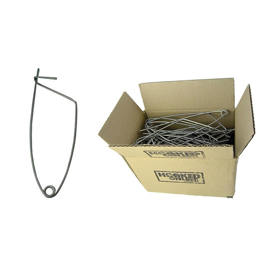 50 x Quick Release Crab Pot Bait Clips - Galvanised Steel