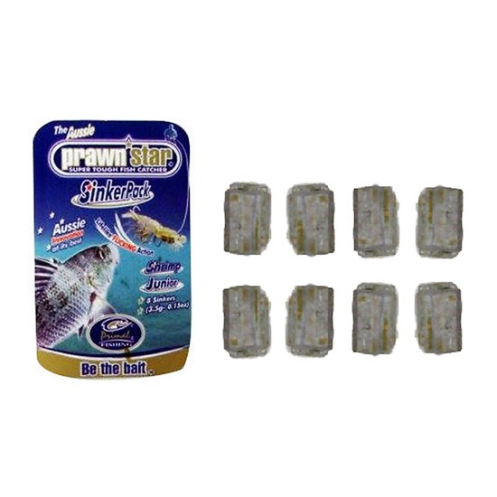 Aussie Prawn Star Shrimp/Jnr Sinker Pack 3.5g Replacemnt Part For Prawnstar Lure