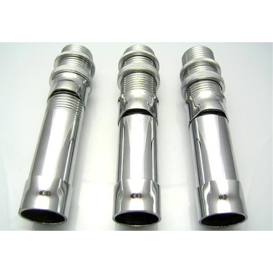 3 X Original Wilson Chrome Plated Brass Reel Seats-26mm I.D. -Australian Made