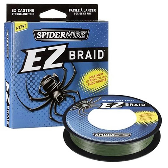 Spiderwire EZ Braid - 110 Yds Fishing Braid - Moss Green - 6,8,10,15,20 or 30lb