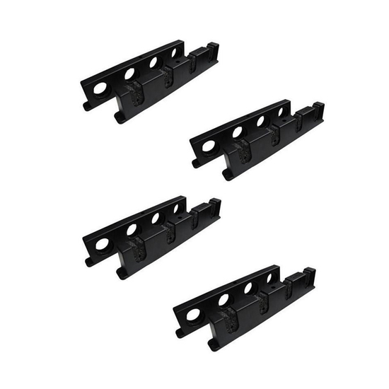 4 x Berkley Twist-Lock Horizontal Fishing Rod Racks-Neatly Stores 4 Fishing Rods