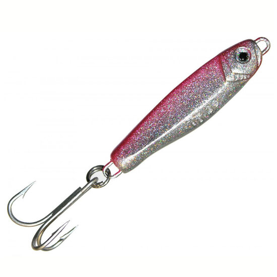 30gm TT Lures Hard Core Metal Fishing Lure - Jigging, Spinning or Trolling Lure [Colour: Pink Back]