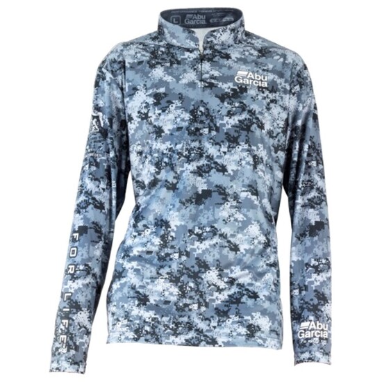 Small Abu Garcia Digi Cam Long Sleeve Tournament Fishing Shirt - Fishing Jersey