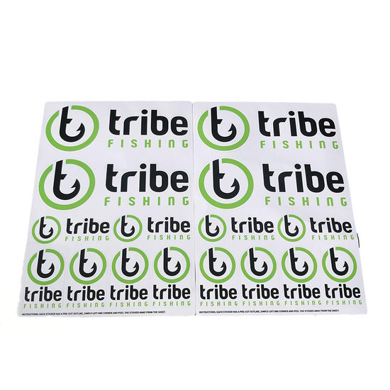Tribe, Fishing, Team Tribe, Fishing Sticker, Pack - 16