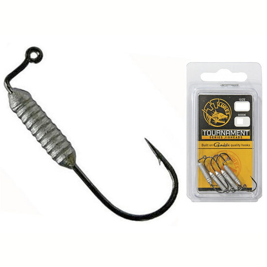 TT Lures Jigheads, Hidden Weight System (HWS) Jig Head, Size 1