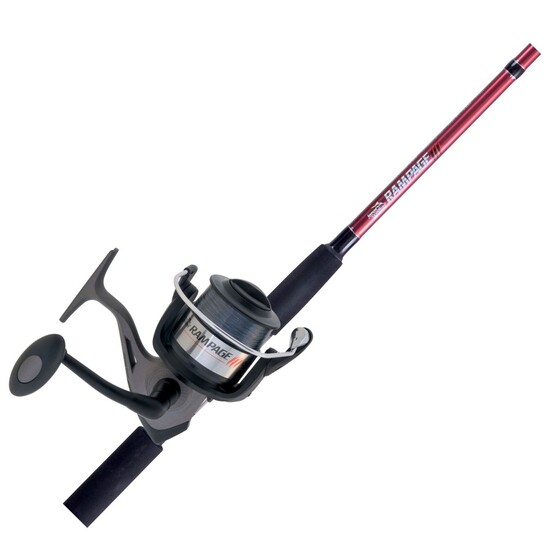 7ft Jarvis Walker Rampage 3-6kg Fishing Rod and Reel Combo - 2 Pce Spin Combo   With 400 Size Reel