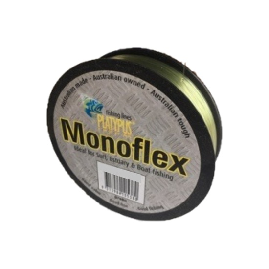 100m Spool of 4lb Green Platypus Monoflex Mono Fishing Line - Australian Made Line