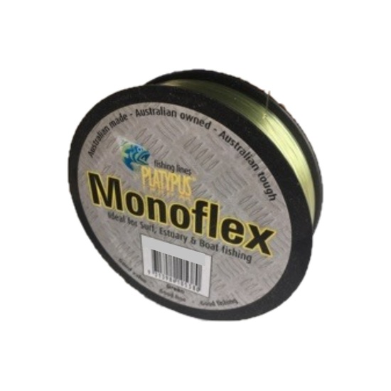 500m Spool of 6lb Green Platypus Monoflex Mono Fishing Line - Australian Made Line