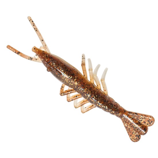 Z-Man Scented ShrimpZ 3" 5pk Rootbeer Gold