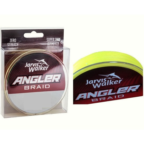 150yd Spool of 20lb Jarvis Walker Angler Braid - Chartreuse