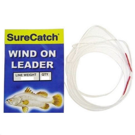 40lb Surecatch Dacron Sleeved 1.5m Wind On Leader - Mono Leader
