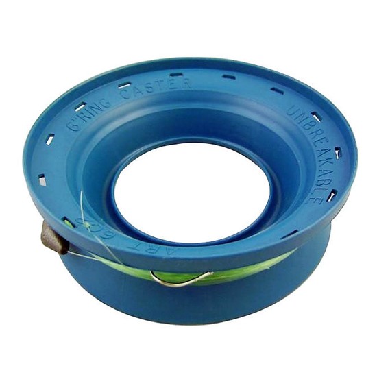 6 Inch Hand Caster Pre Rigged with 100m of 12lb Mono Fishing Line