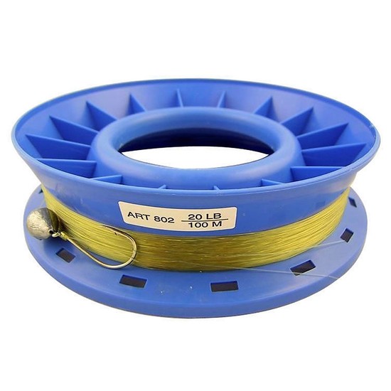 8 Inch Hand Caster Pre Rigged with 100m of 20lb Mono Fishing Line