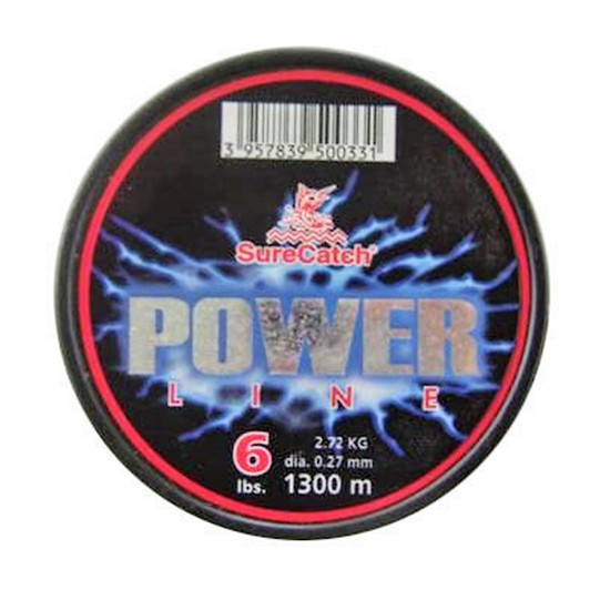 1300m Spool Of 6lb Blue Surecatch Power Line Mono Fishing Line