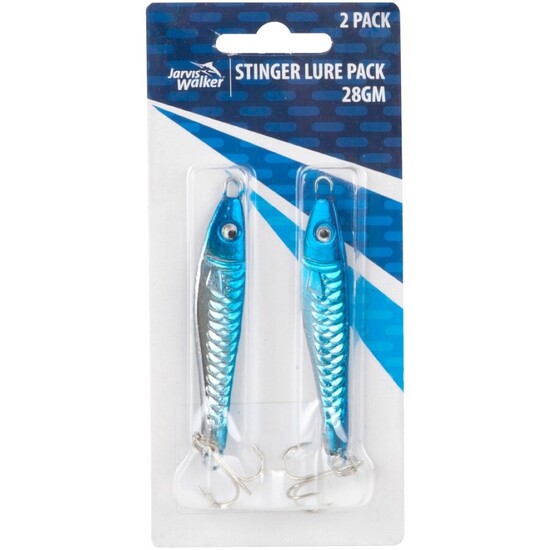 2 Pack of Jarvis Walker 28gm Stinger Lures-Metal Spinning/Jigging/Trolling Lures